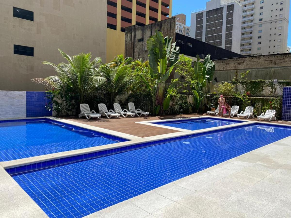 Flat Em Pitangueiras - Sacada Gourmet, 3 Dorms, Limpeza Diaria E Serv De Praia Apartment Guaruja Exterior photo